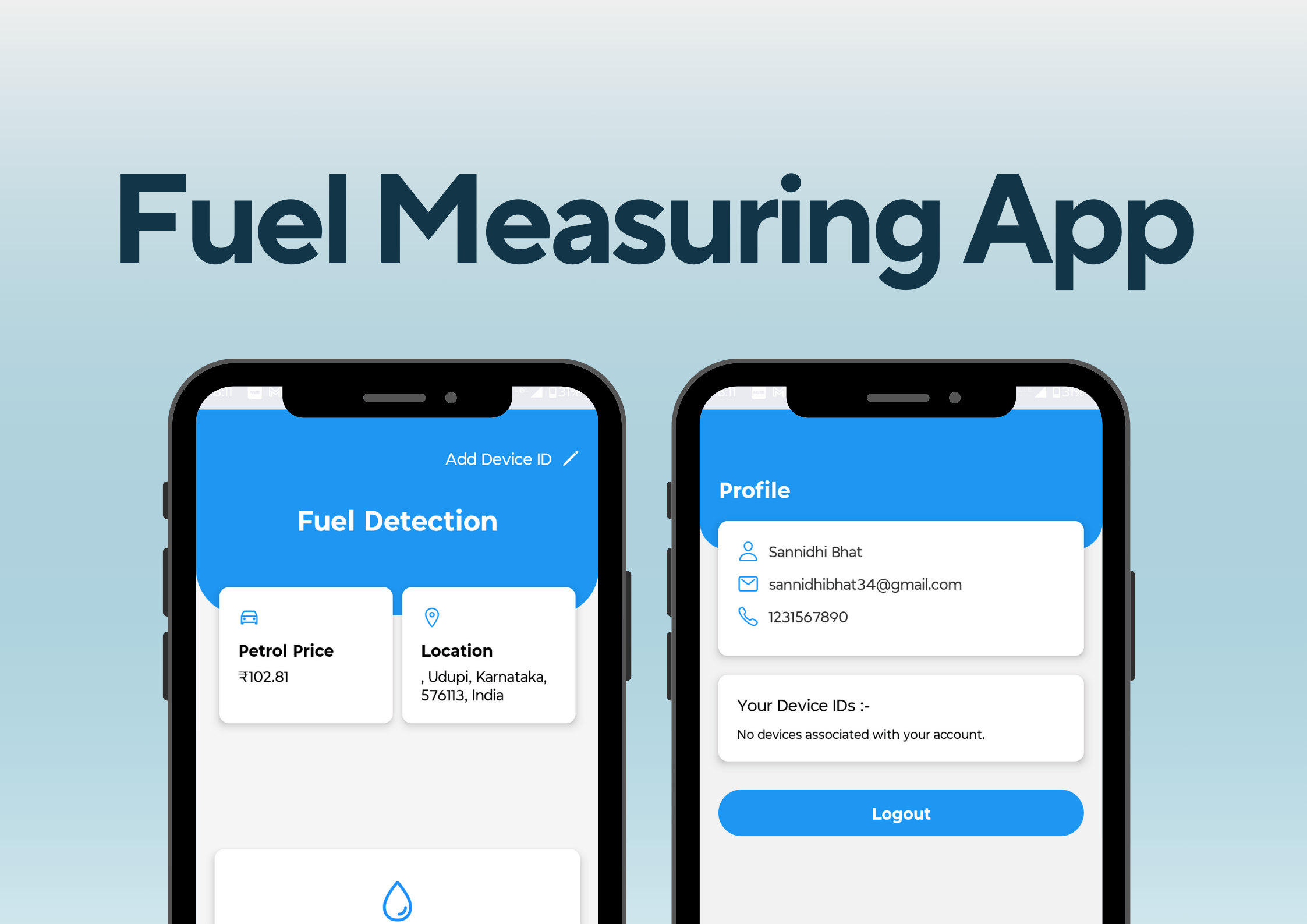 Smart Fuel Detection & Cost Tracker