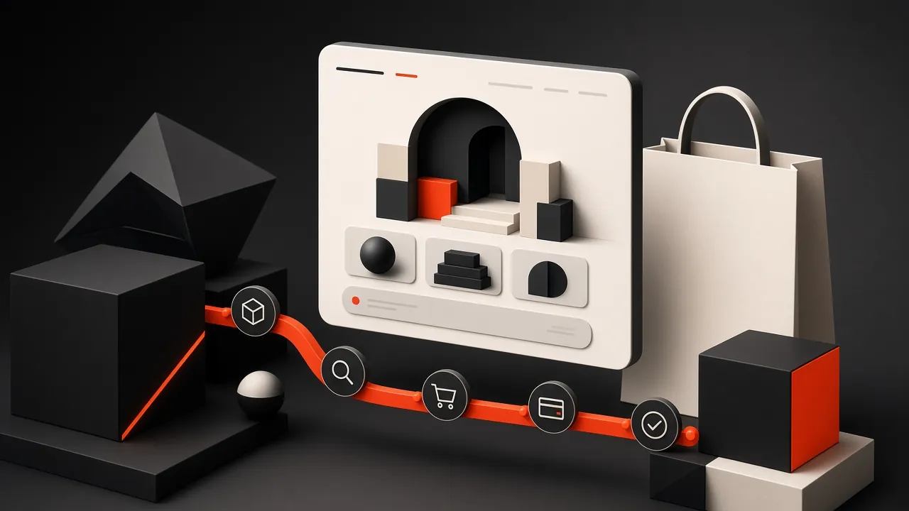 E-commerce Development — custom digital service illustration